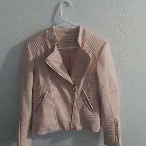 Calvin Klein faux leather jacket